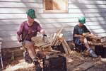 Cedar Shingles being Hand-Finished