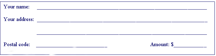 Donation Form