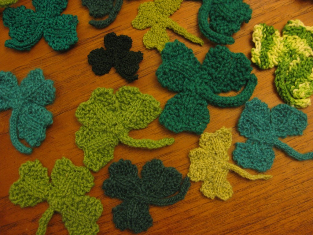knitted-shamrocks-window